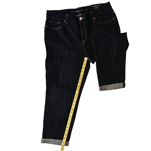 NWT CHICO'S Blue So Slimming Girlfriend Cropped Ankle Jeans Size 2 (12/14 L) - Picture 4 of 11